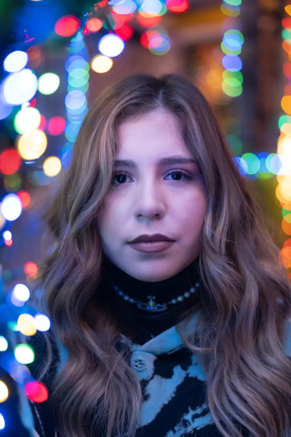 Silvana Lights Closeup. Portraits, editorial, available light.